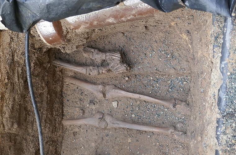 Fund am Bamberger Rathaus: Archäologen stoßen auf Skelette