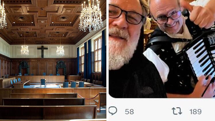 Russell Crowe stattet Nürnberg einen Überraschungsbesuch ab - "wo bin ich gerade?"