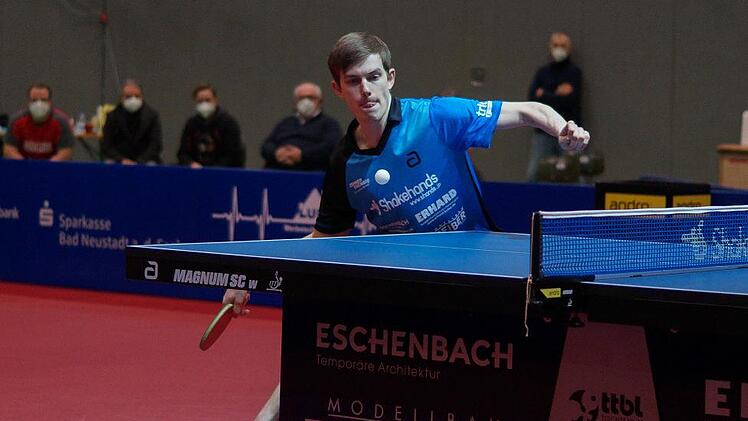 Kilian Ort (Archivbild) legte mit seinem 3:0-Sieg gegen Quadri Aruna den Grundstein zum ersten Auswärtssieg des TSV Bad Königshofen in Fulda. Foto: Rudi Dümpert