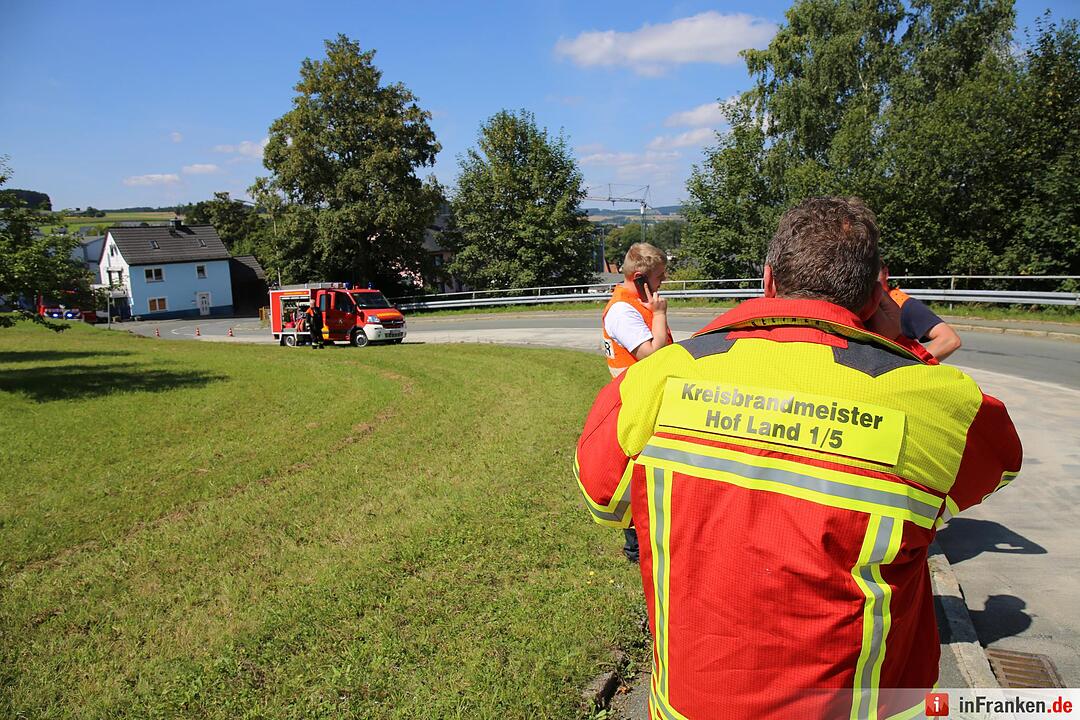 Traktor verliert Raps