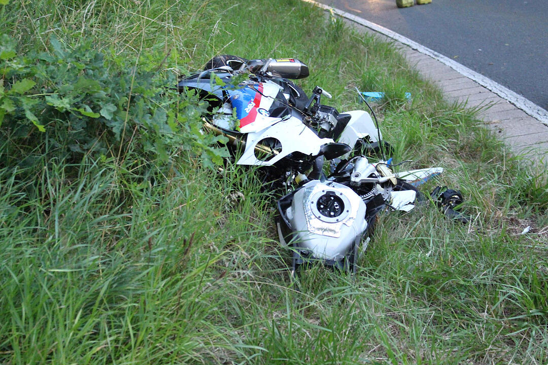 Landkreis Bayreuth: Motorradfahrer bei Unfall schwer verletzt