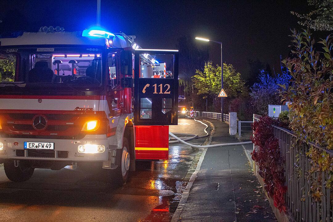 Feuerwehr-Einsatz nach Verpuffung in privater Sauna