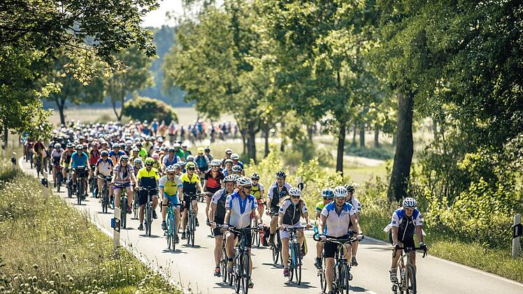 Bild von der BR-Radltour 2018 auf der Strecke von Berching nach Baiersdorf Foto: Bayerischer Rundfunk