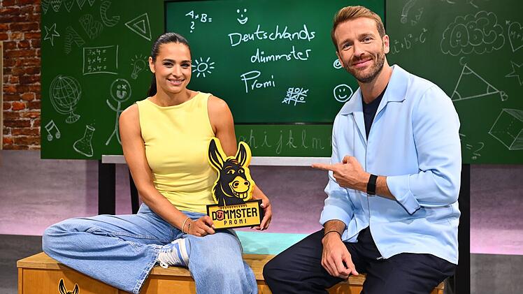 Amira Aly und Christian Düren suchen "Deutschlands dümmsten Promi".