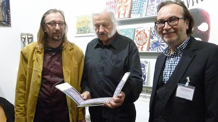 Guido (l.) und Johannes Häfner mit Ingo Cesaro (M.)Foto: privat