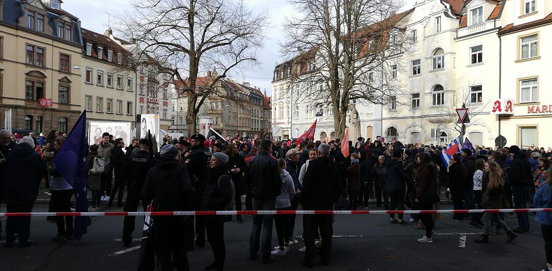 Demonstrationen in Bamberg: III. Weg und Gegendemo