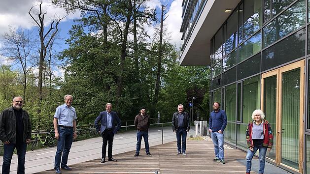 Die neue Gestaltungsmehrheit von links: Georgios Halkias, Dr. German Hacker, Michael Dassler, Nicolai Schaufler, Holger Auernheimer, Peter Simon, Retta Müller-Schimmel Foto: privat