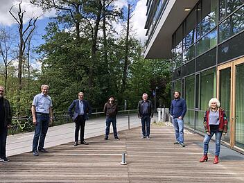 Die neue Gestaltungsmehrheit von links: Georgios Halkias, Dr. German Hacker, Michael Dassler, Nicolai Schaufler, Holger Auernheimer, Peter Simon, Retta Müller-Schimmel Foto: privat