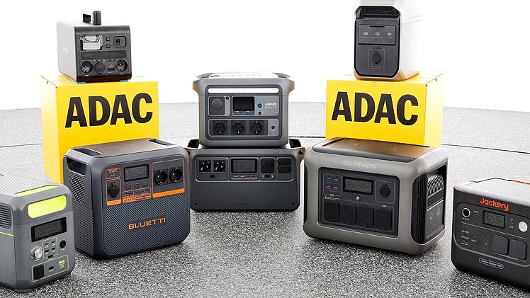 Der ADAC testet acht mobile Powerstationen.