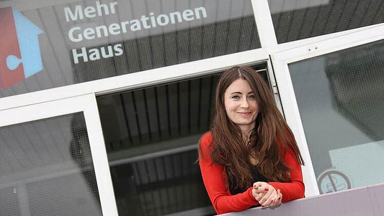 Anna Mikolajewski stärkt mit ihrem "Mehrgenerationenhaus" den nachbarschaftlichen Zusammenhalt in Strullendorf. Foto: Matthias Hoch