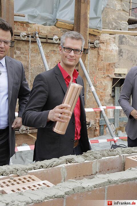 Forchheim: Brauhaus Grundsteinlegung
