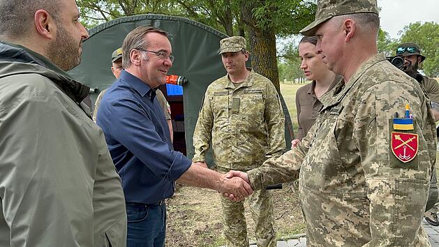 Verteidigungsminister Pistorius besucht die Ukraine