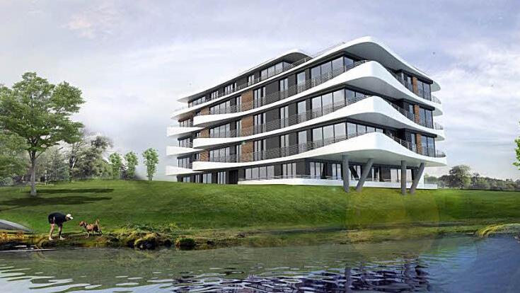 Wasserhaus Nummer 3 ist noch in der Planung. Es soll 2013 begonnen werden.   Entwurf: Architekten Bornhofen