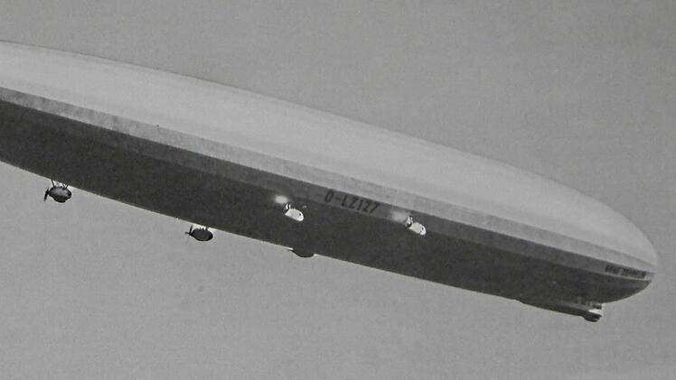 Das Zeppelinschiff LZ 127, mit dem Geier alle Fahrten bestritt.