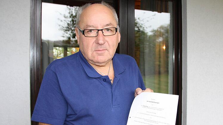 35 Jahre lang arbeitete Elmar Krug bei der Stadt, der Umgang mit seiner Altersteilzeit ist für ihn mehr als enttäuschend. Foto: Ralf Ruppert