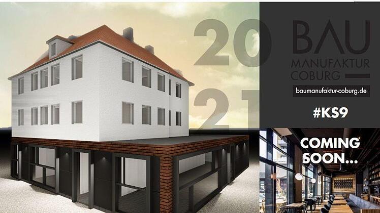 So soll das Gebäude Kasernenstraße 9 nach dem Umbau aussehen.Entwurf: Bau Manufaktur GmbH