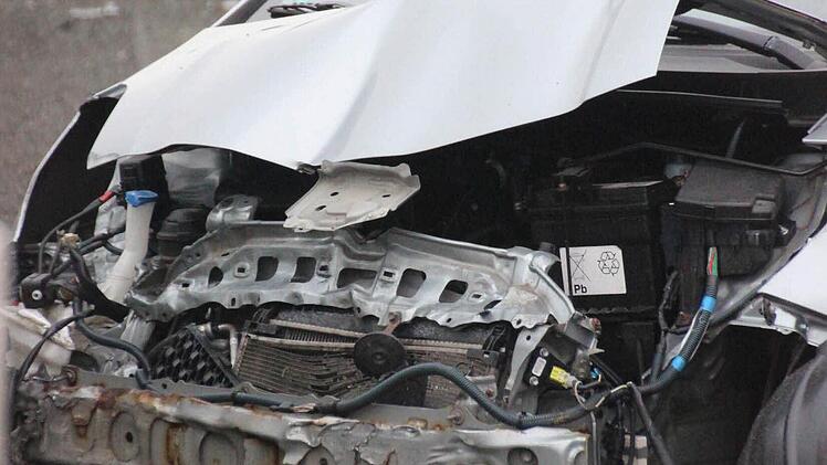 Unfall zwischen Neuses und Kronach. Foto: Marco Meißner