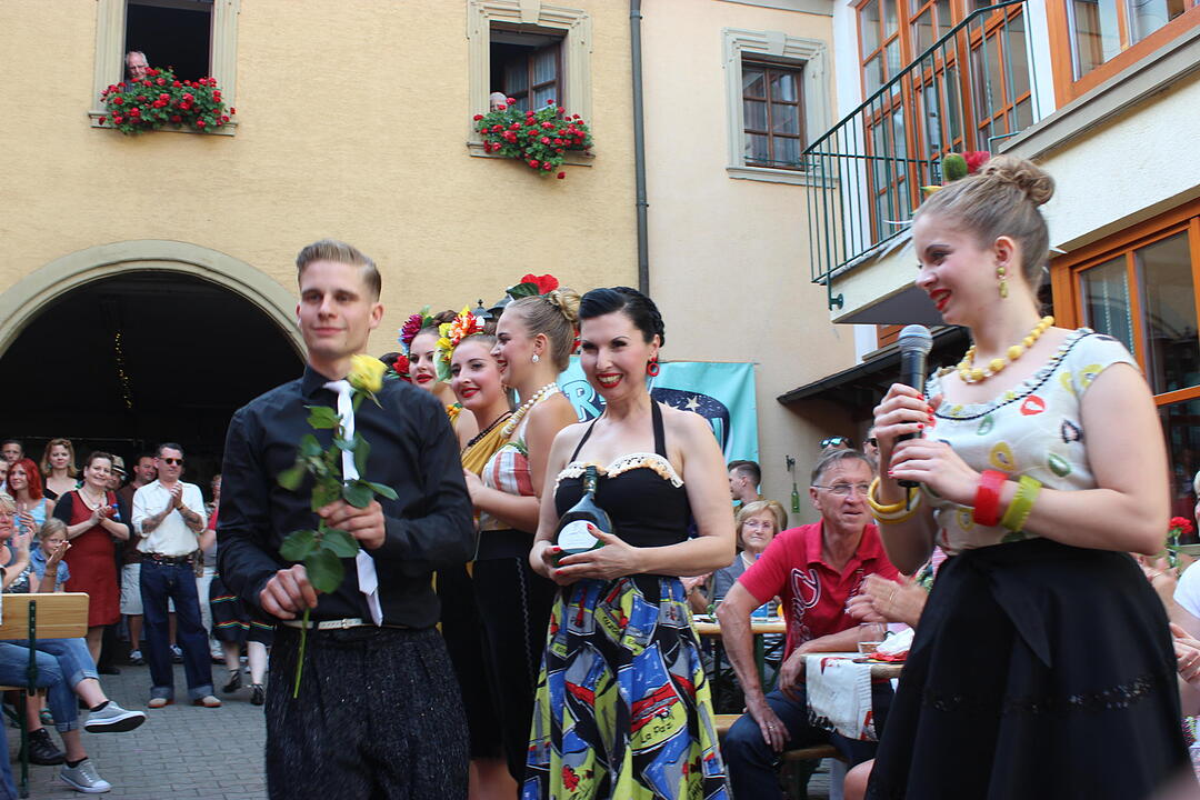 Modenschau im Freihof