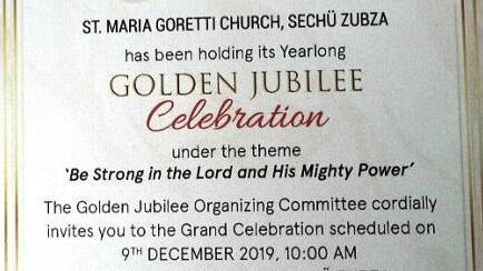 Die festliche Einladung zum besonderen Jubil&auml;um. Foto: sae