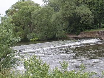 Das Mainwehr in Michelau - Foto: Ramona Popp