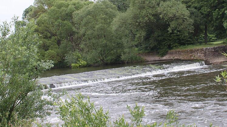Das Mainwehr in Michelau - Foto: Ramona Popp