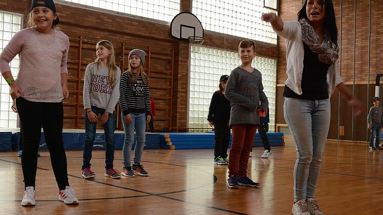 Hip-Hop-Unterricht in der Pressecker Grundschule Foto: Dagmar Besand
