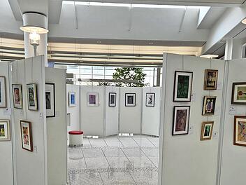 Ein Teil der Bilderausstellung