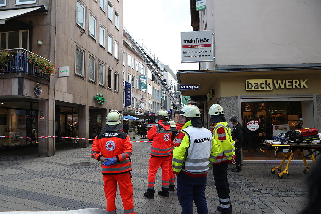 Brand in Restaurant der Nürnberger Innenstadt