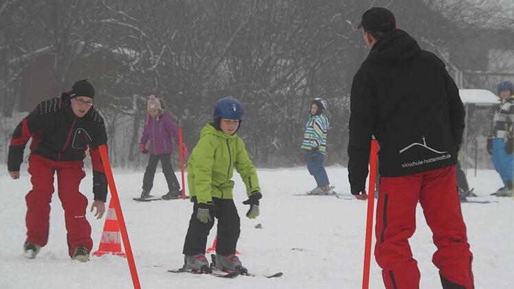 Auf geht's: Noch ein paar Meter bis zum letzten Tor.