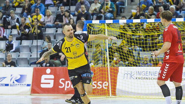 Elf Tore und kein Fehlwurf - Florian Billek legte am Samstagabend eine Galavorstellung hin.  Fotos: Hagen Lehmann
