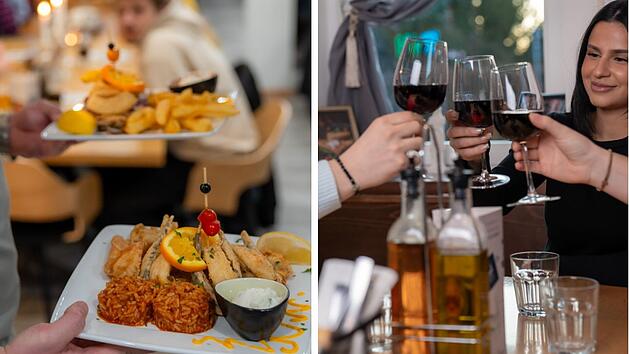 Im Rhodos hast du die Wahl, ob du vor Ort speisen, deine Bestellung abholen oder liefern lassen m&ouml;chtest.