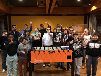 Die Katharinen-Schule in Fuchsstadt feiert Kick-off mit einem Turnier.