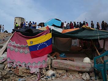 Nach den Erdbeben in Venezuela