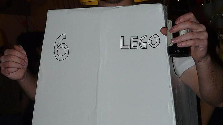 Das Legomännchen sicherte sich Platz 1 bei der erstmals durchgeführten Maskenprämierung.