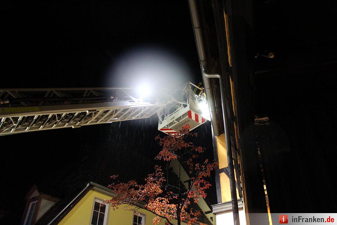 Hoher Schaden bei Brand in Bad Windsheim