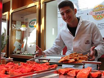 Dennis Lopez hat den Brotaufstrich "Spread'n Bake" mitentwickelt.  Foto: Sonny Adan