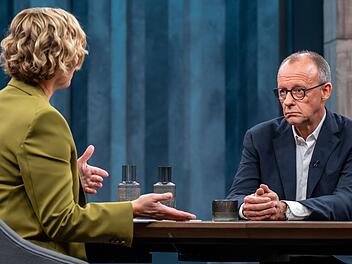 Friedrich Merz äußerte sich bei "Caren Miosga" zu einer Vielzahl an Themen - zwischendurch wurde es emotional.