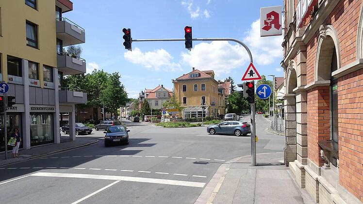 Und so sieht die Heilig-Kreuz-Kreuzung heute aus.Foto: Jochen Berger