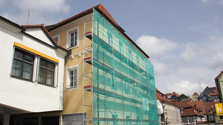 Auch in Richtung Bienenstraße war die Baustelle zu sehen. Foto: Andreas Schmitt