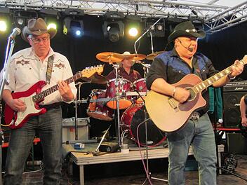 Die Skyline Riders in Action: Wolfgang Pelzer, Armin Gügel, Joachim Laaber, Klaus Hofmann (von links). Foto: privat