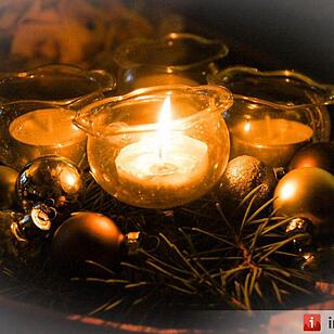 Ein Lichtlein brennt... Der 1. Advent in Franken