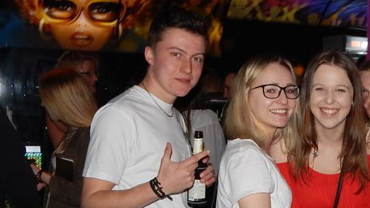 Nils aus Ludwigschorgast, Lea und Nadja hatten viel Spa&szlig;.