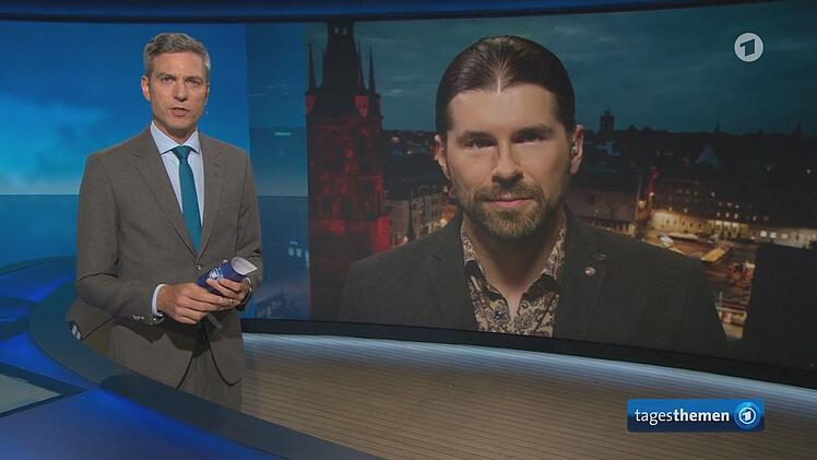 Ingo Zamperoni sprach in den ARD-"Tagesthemen" mit dem YouTuber Alexander Prinz &uuml;ber den Wahlausgang in Sachsen-Anhalt.