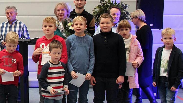 Der zweite Teil der Sportabzeichengruppe. Foto: Johanna Blum