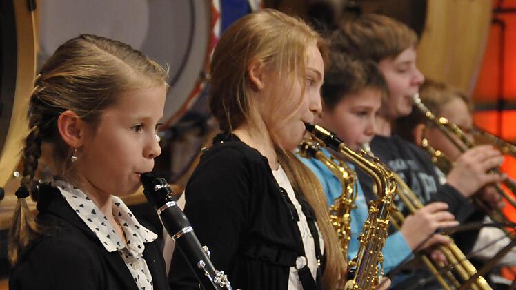 Das Vororchester. Foto: Peter Klopf