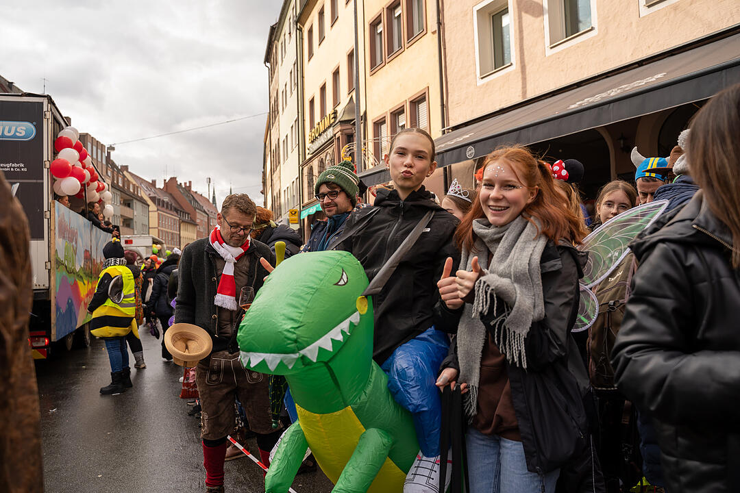 Der traditionelle Umzug zog ca. 70.000 Faschingsfreunde an.