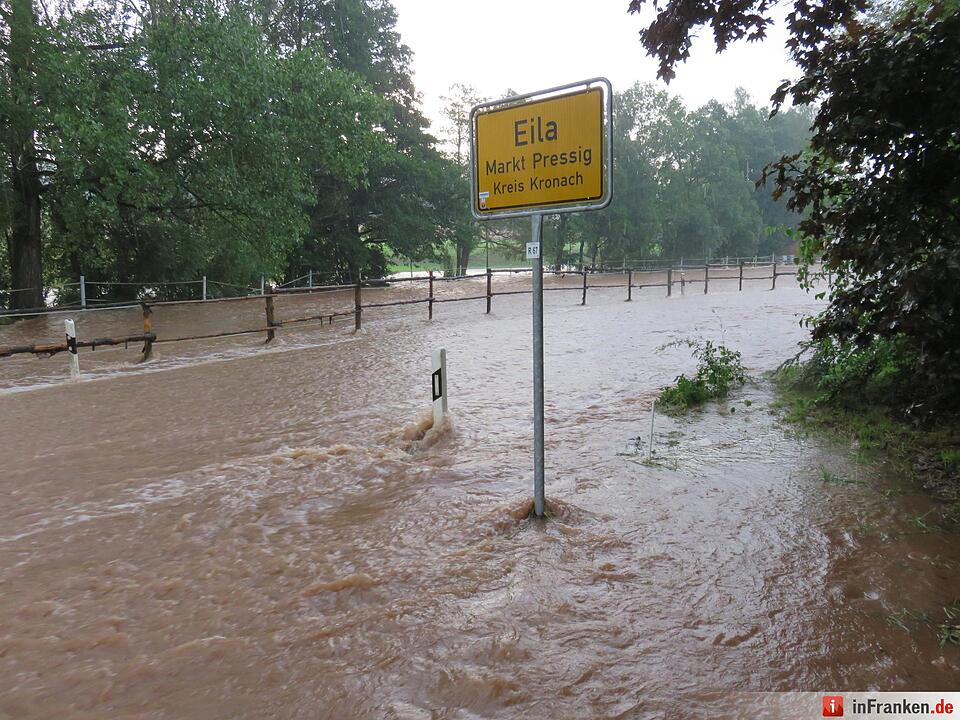 Schweres Unwetter im Kreis Kronach