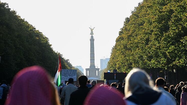 Demonstration für Gaza in Berlin