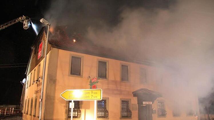 Feuerwehreinsatz an der Schwarzen Pfütze.