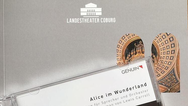 Ab Freitag in der Tageblatt-Gesch&auml;ftsstelle erh&auml;ltlich: "Alice im Wunderland" als CD-Einspielung mit dem Philharmonischen Orchester des Landestheaters Coburg.Foto: Jochen Berger